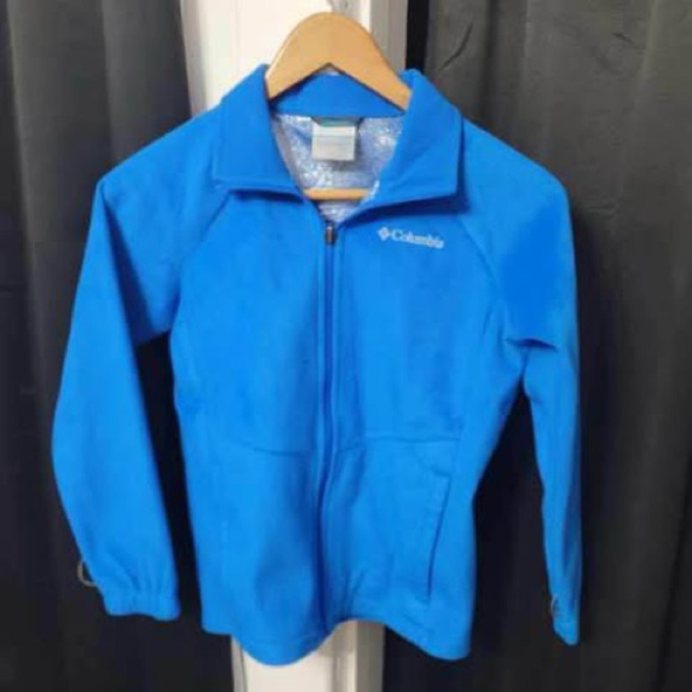 Columbia Women’s Blue Omni Heat Reflective Full Zip Fleece Jacket - Sz M